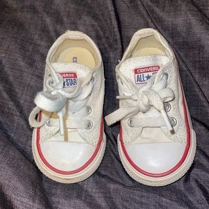 Toddler White Converse